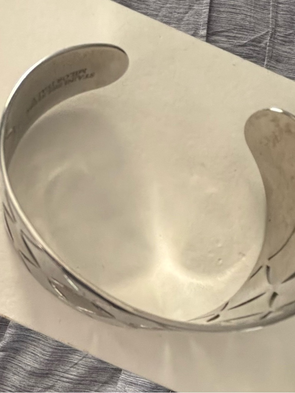 Milor Stainless Steel Polished Silver Cuff Bracelet
